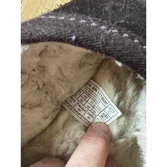 UGG SCUFF ROMEO II ESPRESSO SUEDE SHEEPSKIN MOCCASIN SLIPPERS SIZE US 13 MEN - Picture 8 of 9